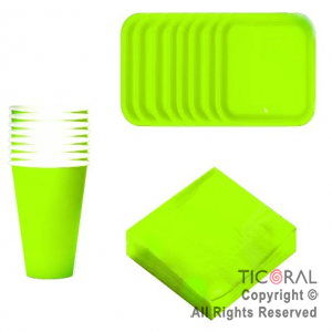 KIT DESCARTABLE POLIPAPEL AMARILLO FLUO X 1